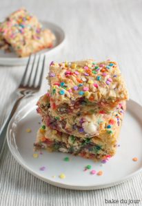 Cake Batter Bars