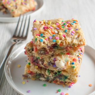 Cake Batter Bars