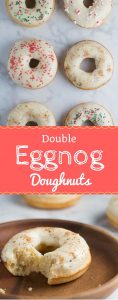 Double Eggnog Doughnuts