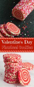 Valentine's Day Pinwheel Cookies