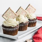 Peppermint Bark Cupcakes